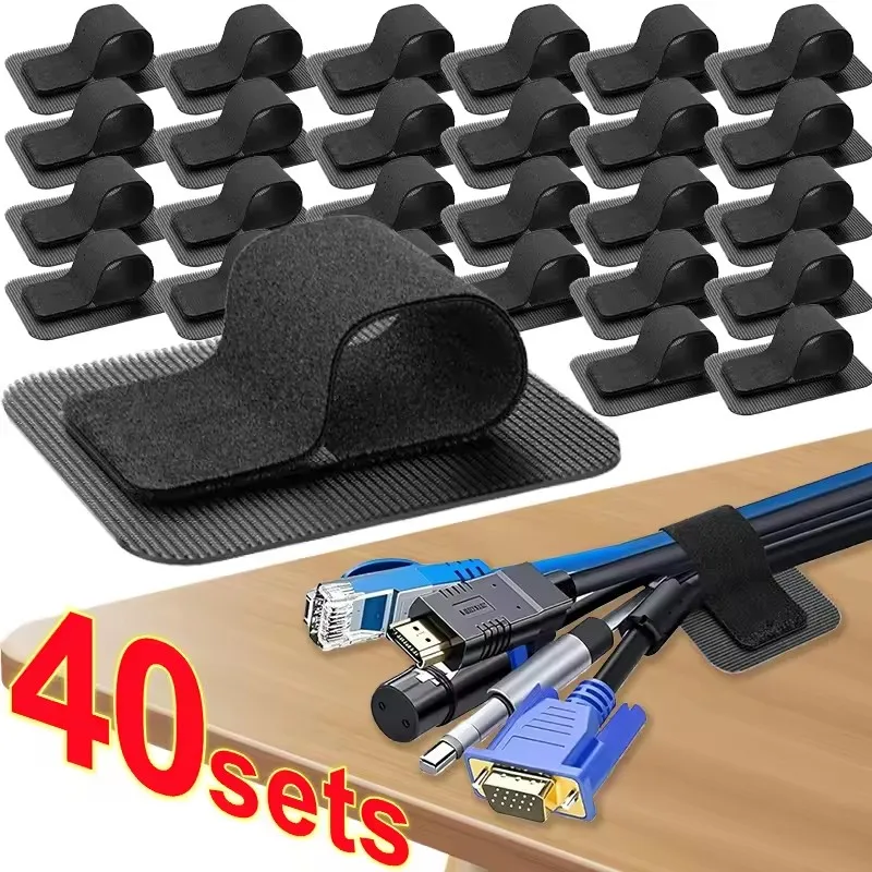 Cable Organizer - 4-40 Ensembles de gestion des câbles