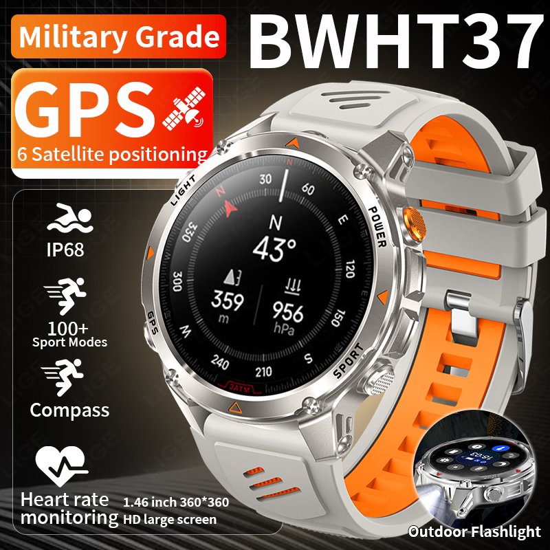 Smart Watch - LIGE robuste GPS piste montre intelligente