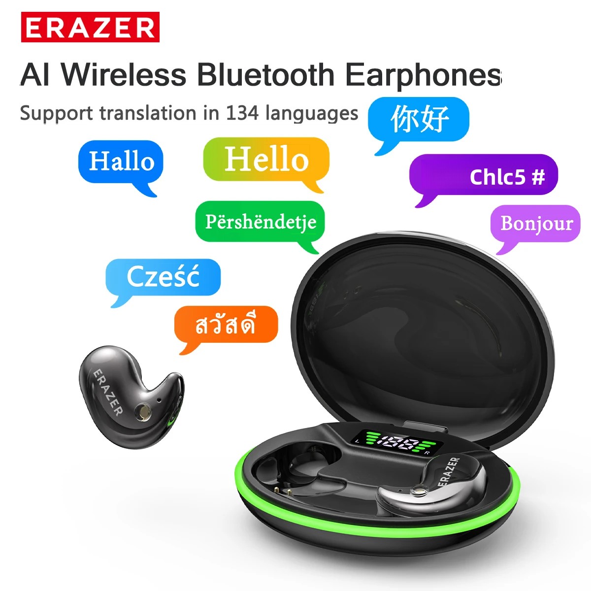 Headphones Wireless - Écouteurs intra-auriculaires Bluetooth EARZER XF58 avec