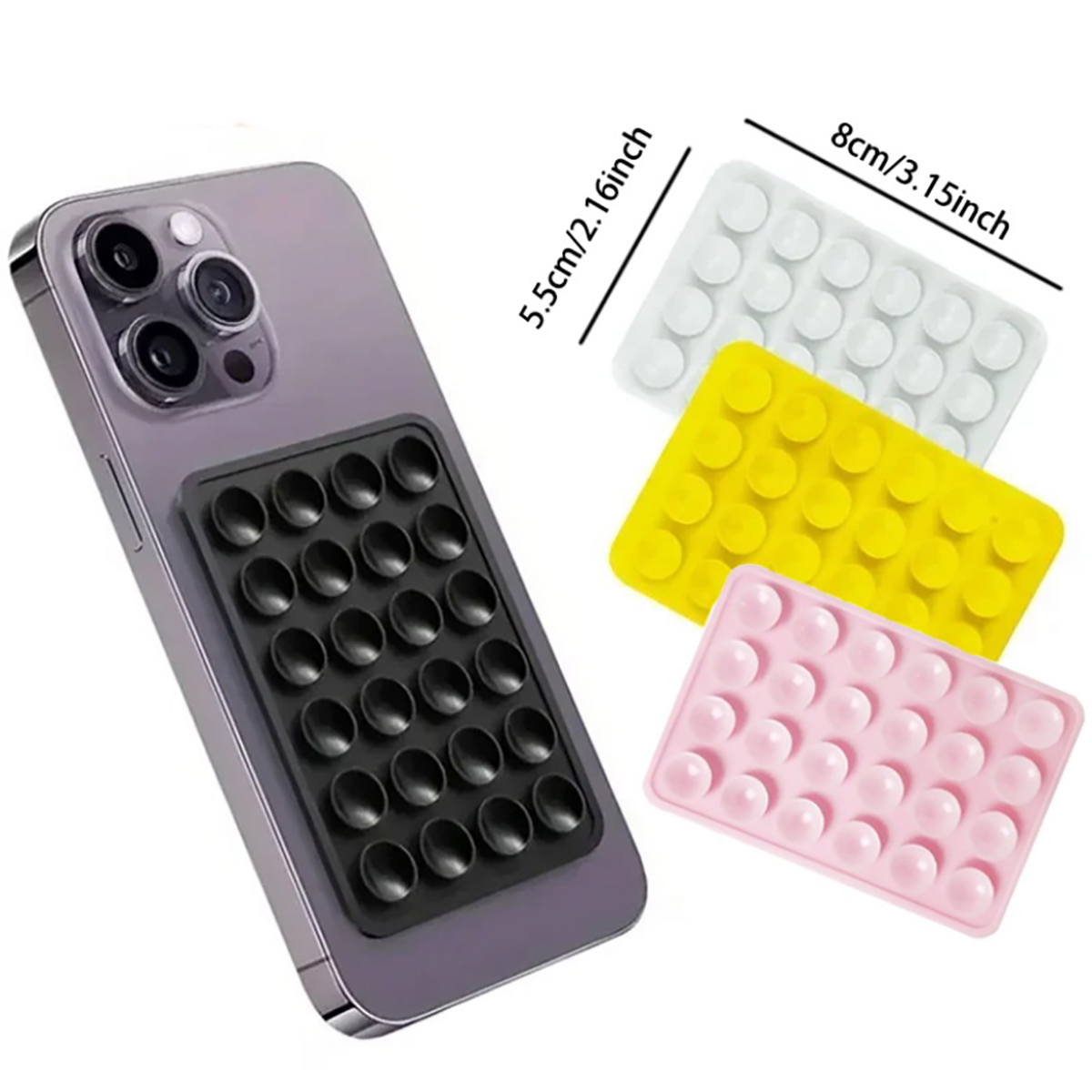 Phone Holder - Support mural multifonctionnel en silicone à