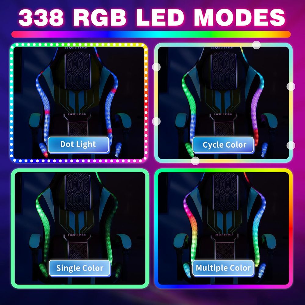 Chaise de jeu avec lumières LE - Bluetooth Speaker avis et prix