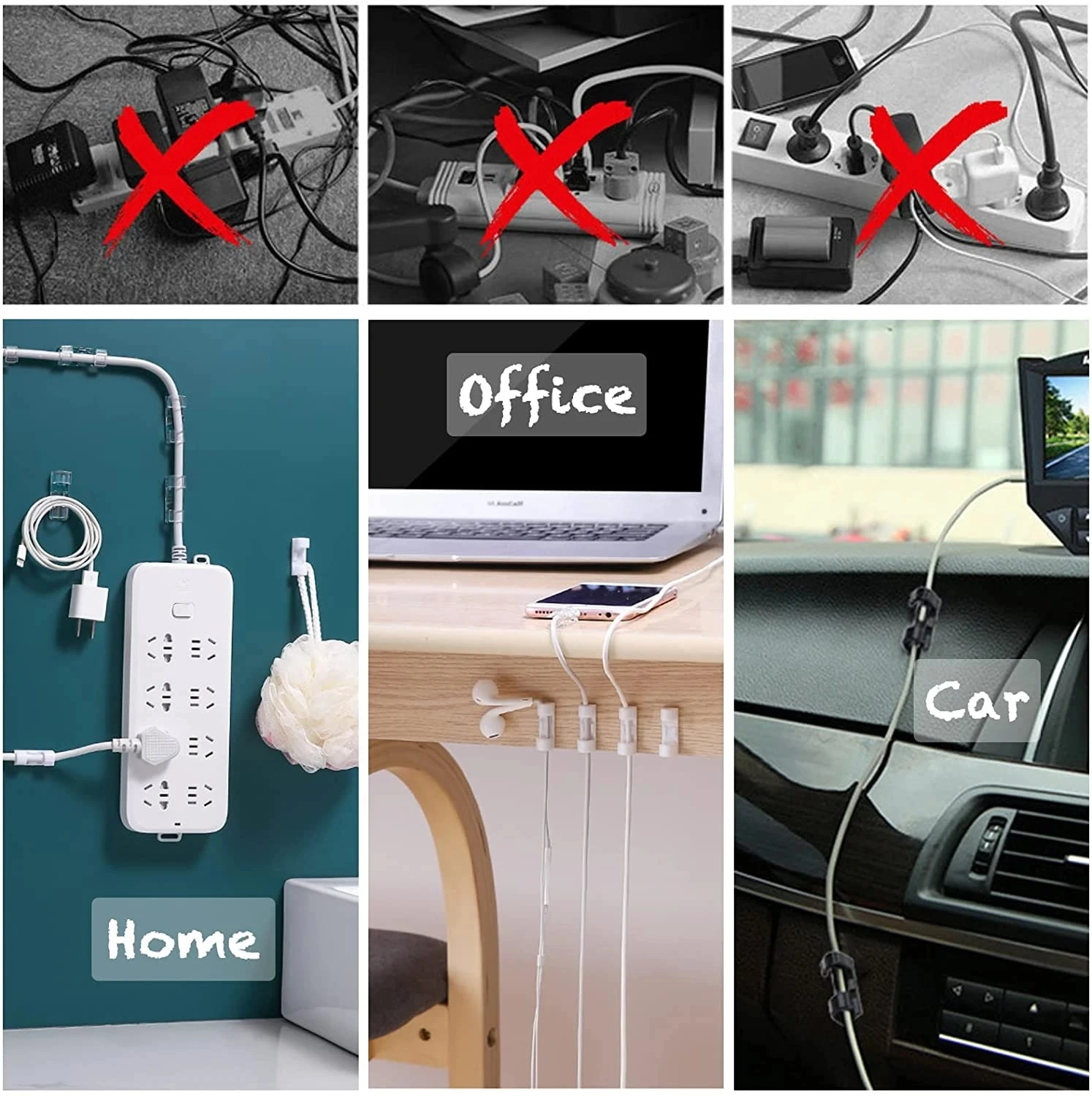 Petits clips organisateurs de  - Cable Organizer avis et prix