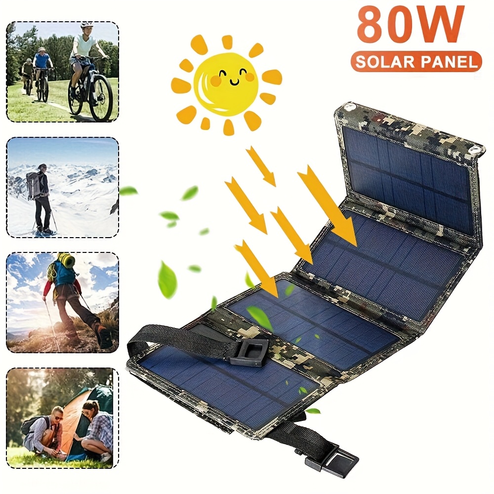 Panneau solaire portable pliab - Usb Charger avis et prix